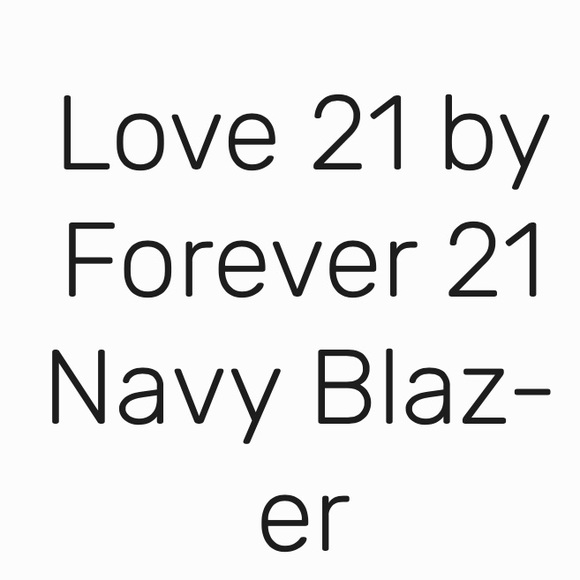 Forever 21 Blazer - Picture 3 of 4